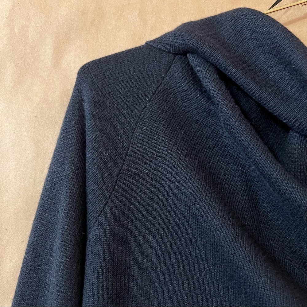 Lululemon | Reflection Wrap Cardigan Sweater Waterfall Open Front Black Size 8 - Picture 12 of 14
